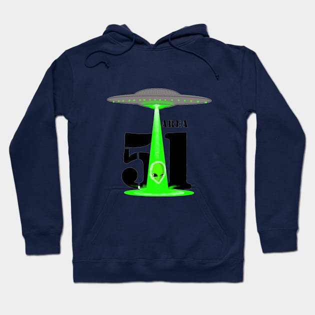 Area 51 Hoodie by TheEndDesign